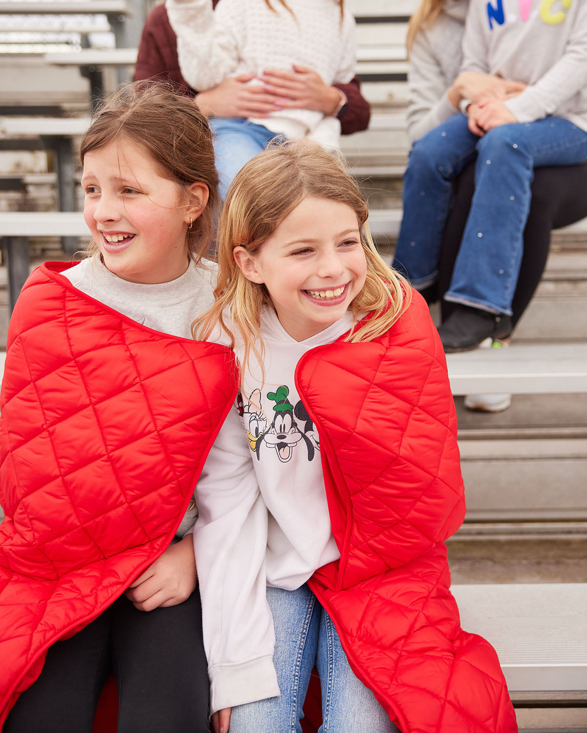 Snuggles: Waterproof Puffer Blanket with Pockets