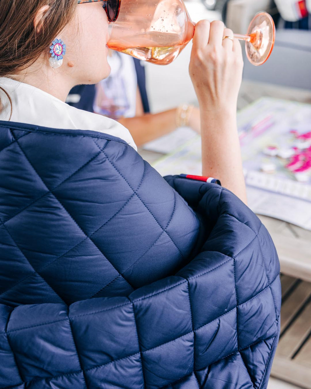 Snuggles: Waterproof Puffer Blanket with Pockets