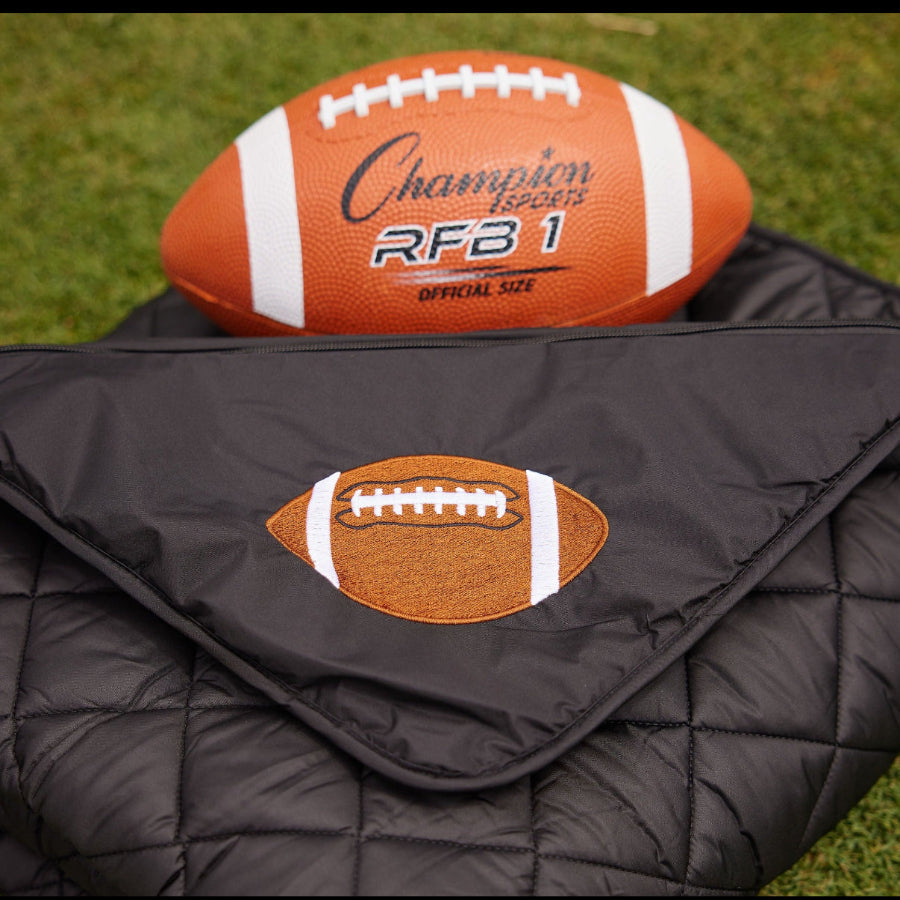 Snuggles: Waterproof Puffer Blanket with Pockets